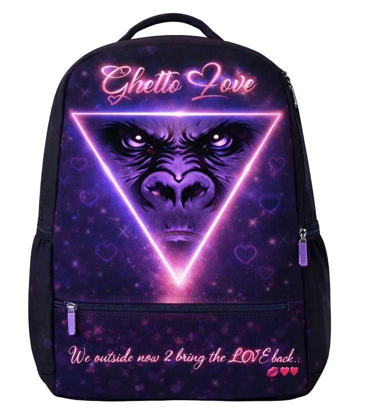 Ghetto Love Day & Night Backpack (Black)