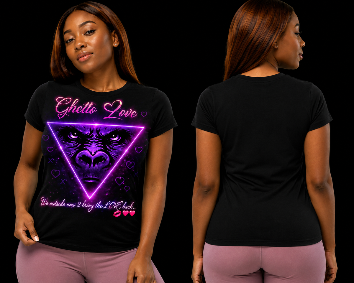 Ghetto Love Gorilla Logo 👕 (Face)