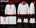 Ghetto Love Ghost Fade Logo Hoodie