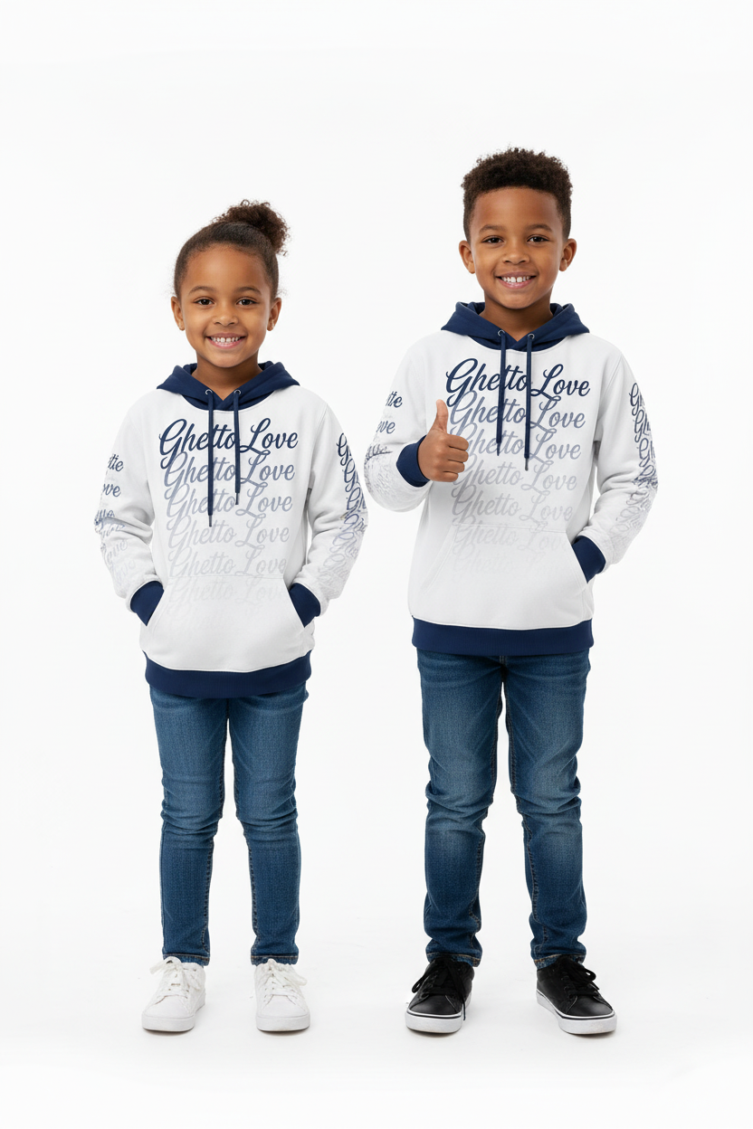 Ghetto Love Ghost Fade Logo Hoodie