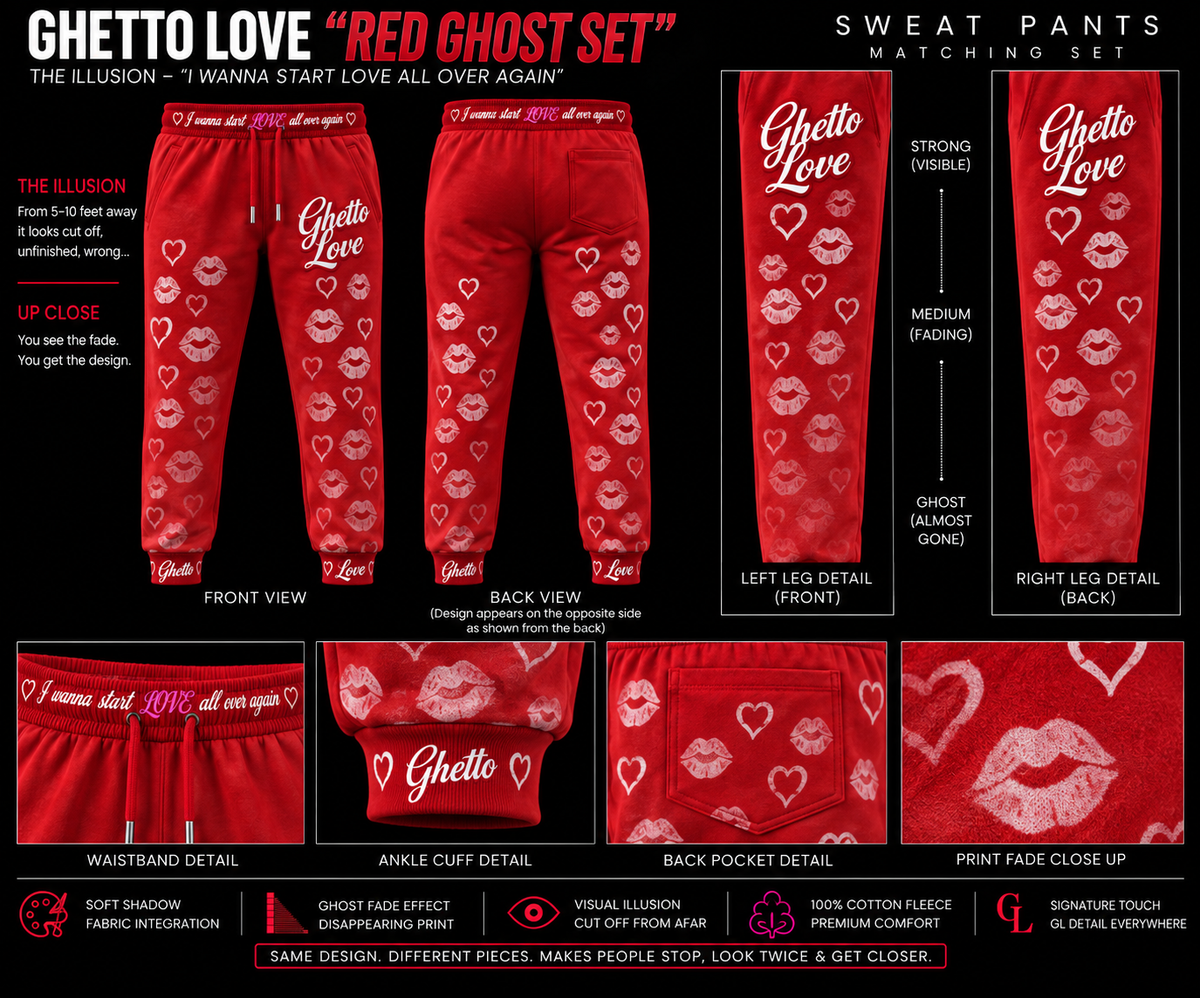 Ghetto Love ( I wanna start LOVE all over again ) joggers