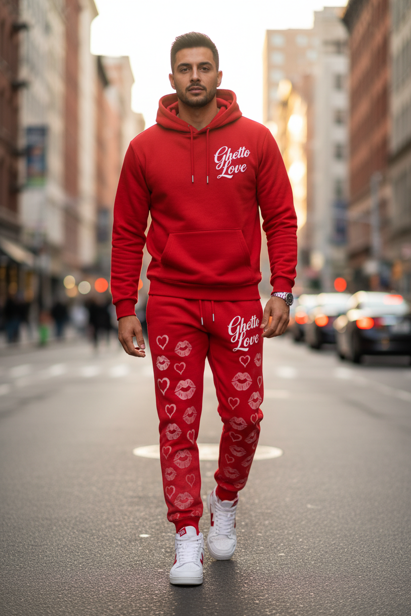 Ghetto Love ( I wanna start LOVE all over again ) joggers