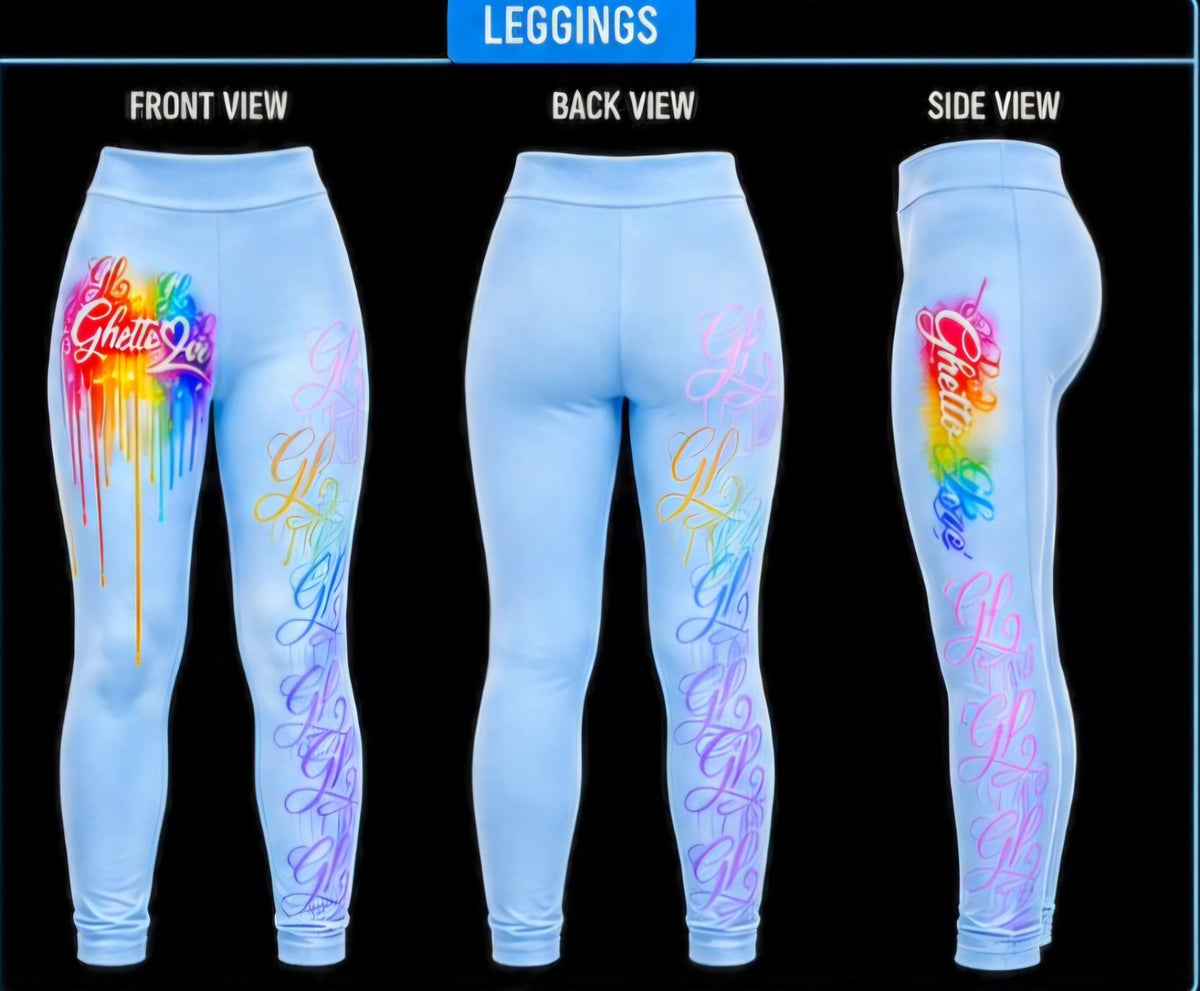 Ghetto Love Logo leggings