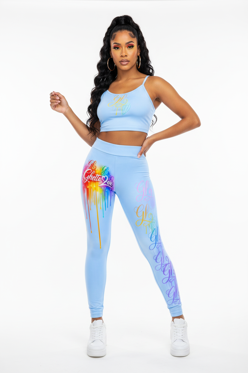 Ghetto Love Logo leggings