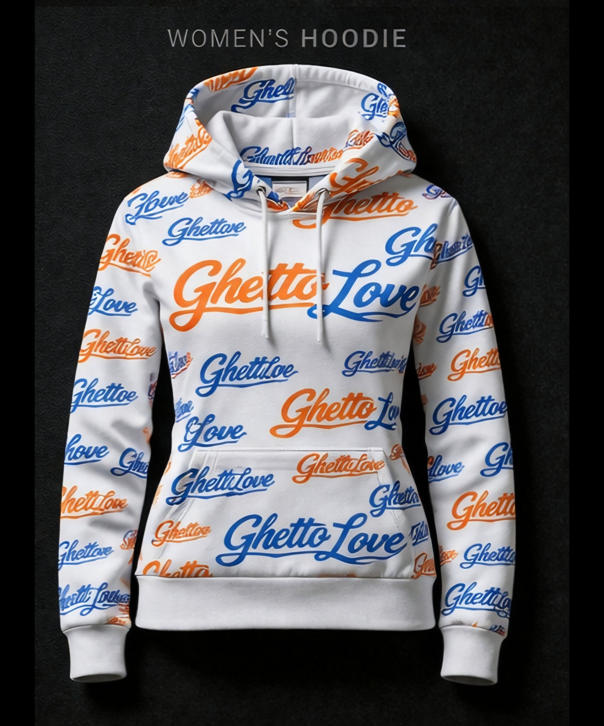 Ghetto Love Women's Stepping Out Logo Hoodie