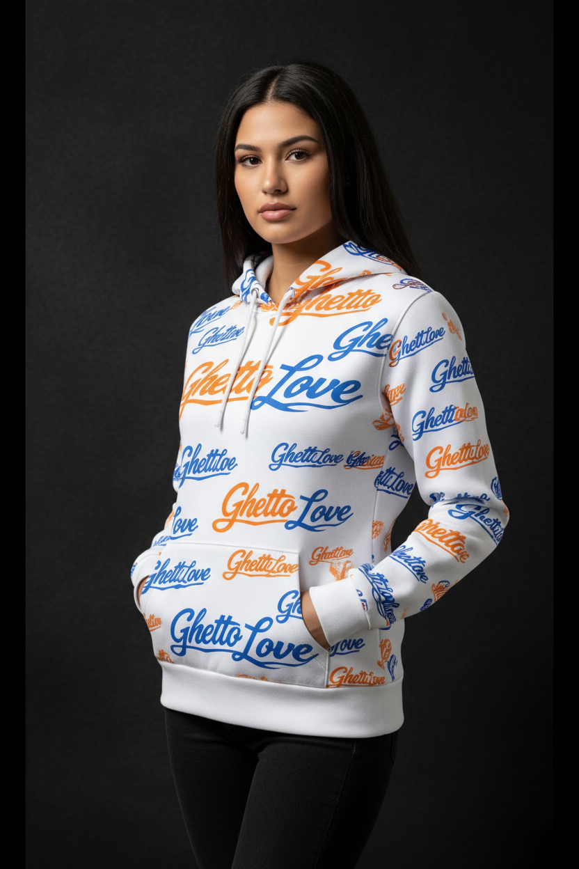 Ghetto Love Women's Stepping Out Logo Hoodie