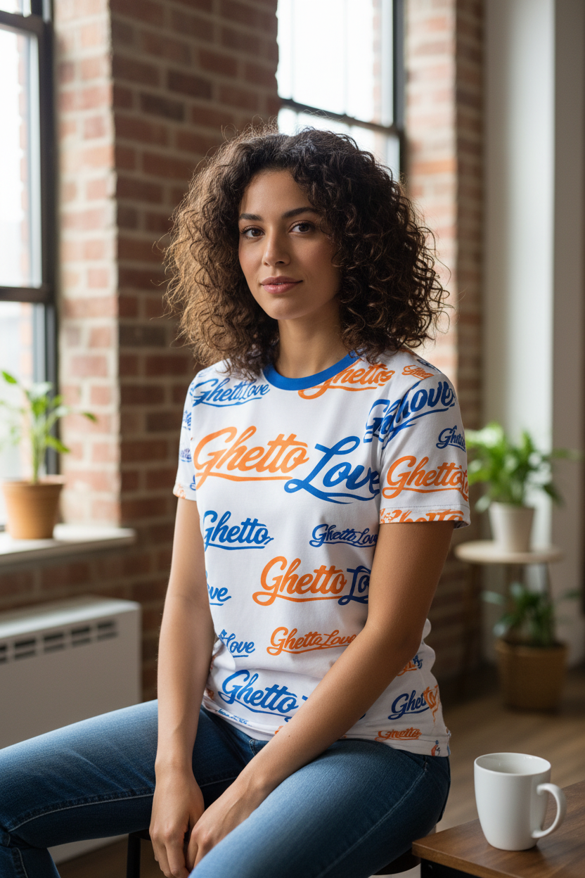Ghetto Love Women's Stepping Out Logo T shirt