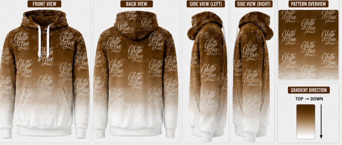 Ghetto Love Kool & Smooth Logo Hoodie