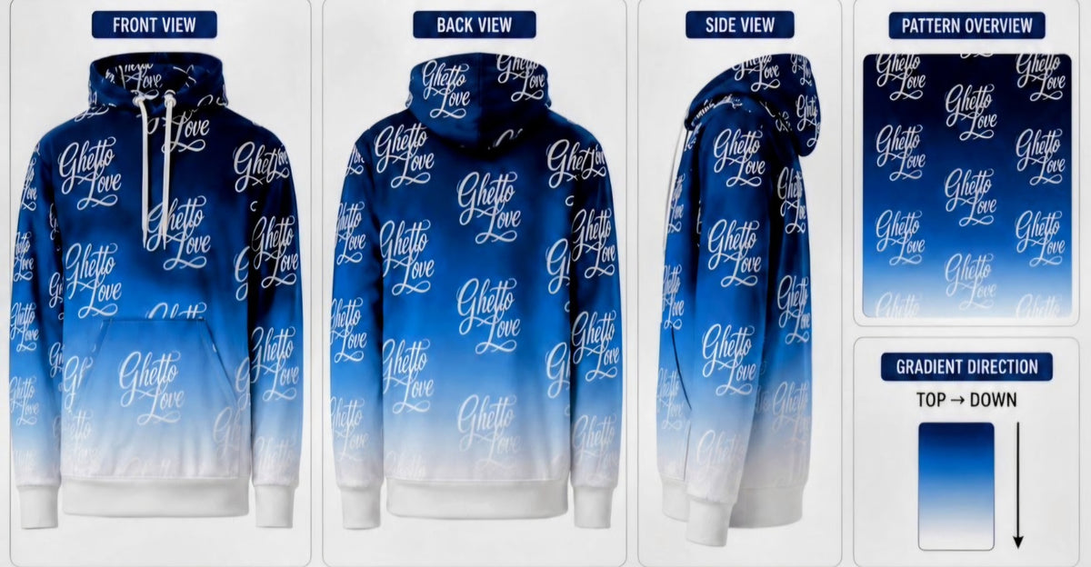 Ghetto Love Kool & Smooth Logo Hoodie