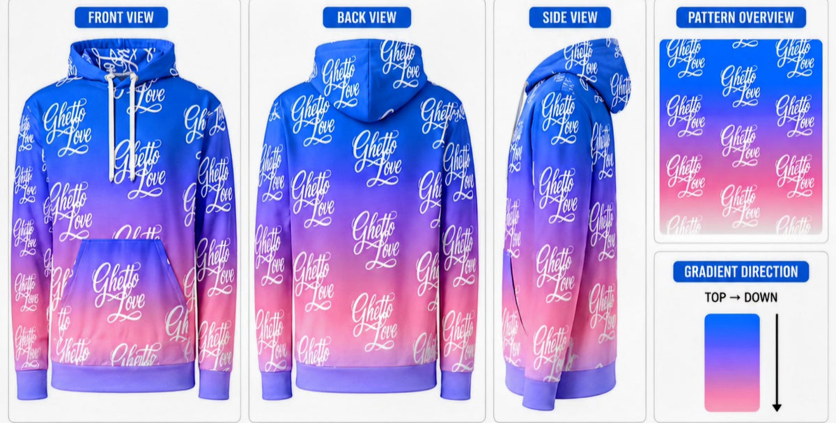 Ghetto Love Kool & Smooth Logo Hoodie