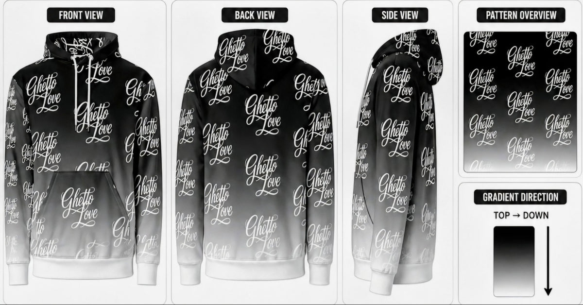 Ghetto Love Kool & Smooth Logo Hoodie
