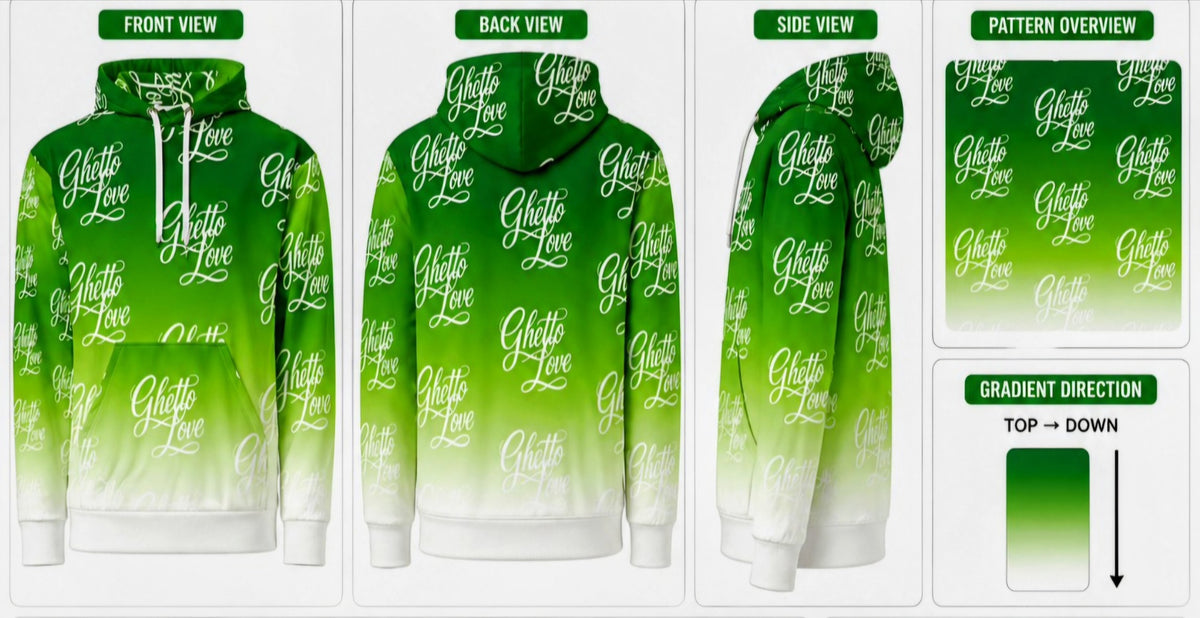 Ghetto Love Kool & Smooth Logo Hoodie