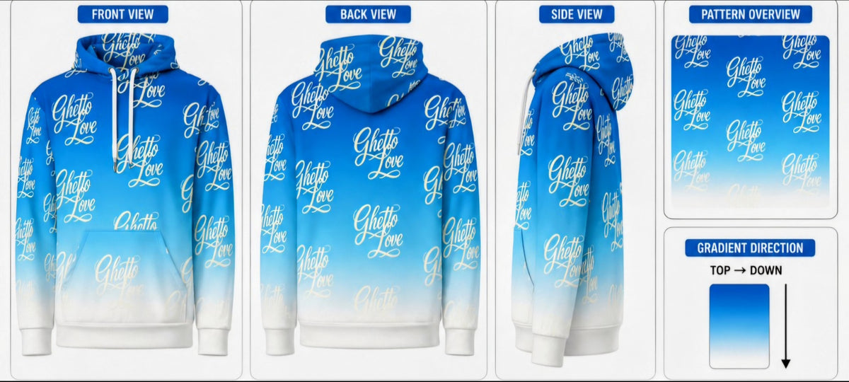 Ghetto Love Kool & Smooth Logo Hoodie