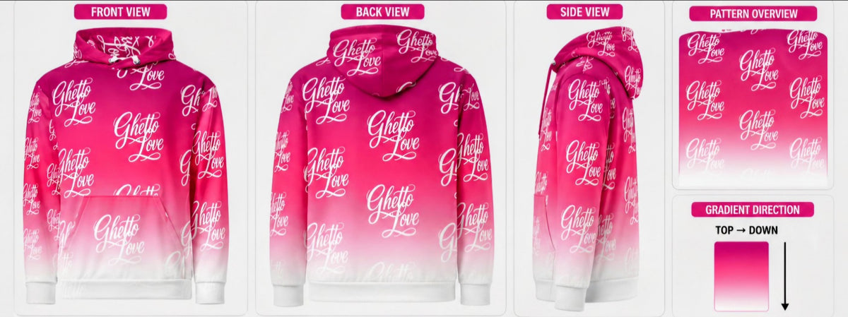 Ghetto Love Kool & Smooth Logo Hoodie