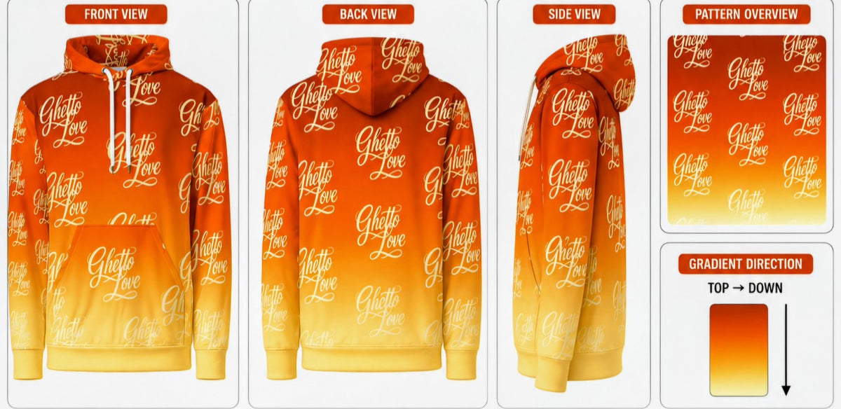 Ghetto Love Kool & Smooth Logo Hoodie
