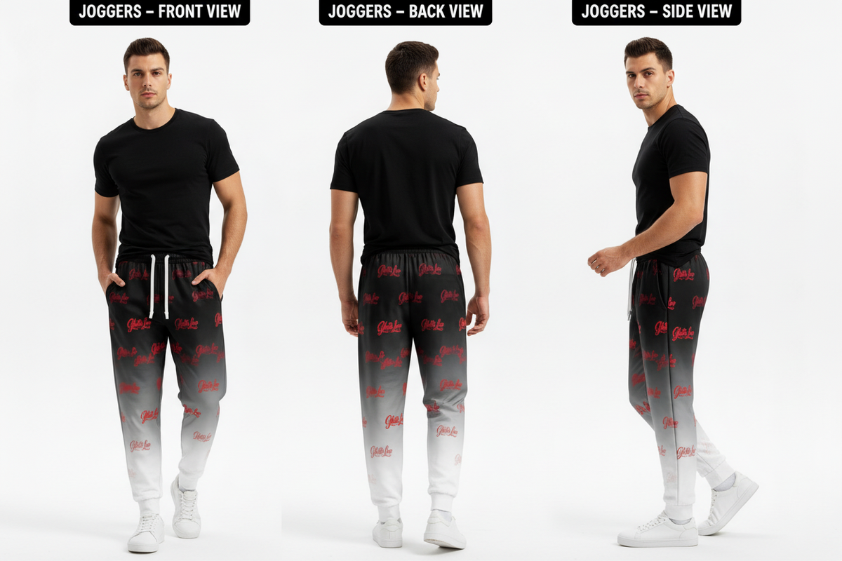 Ghetto Love Smoked Out Logo Joggers