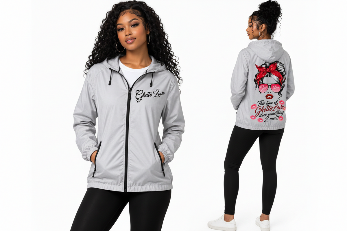 Ghetto Love (  Something 2 me ) Windbreaker Jacket