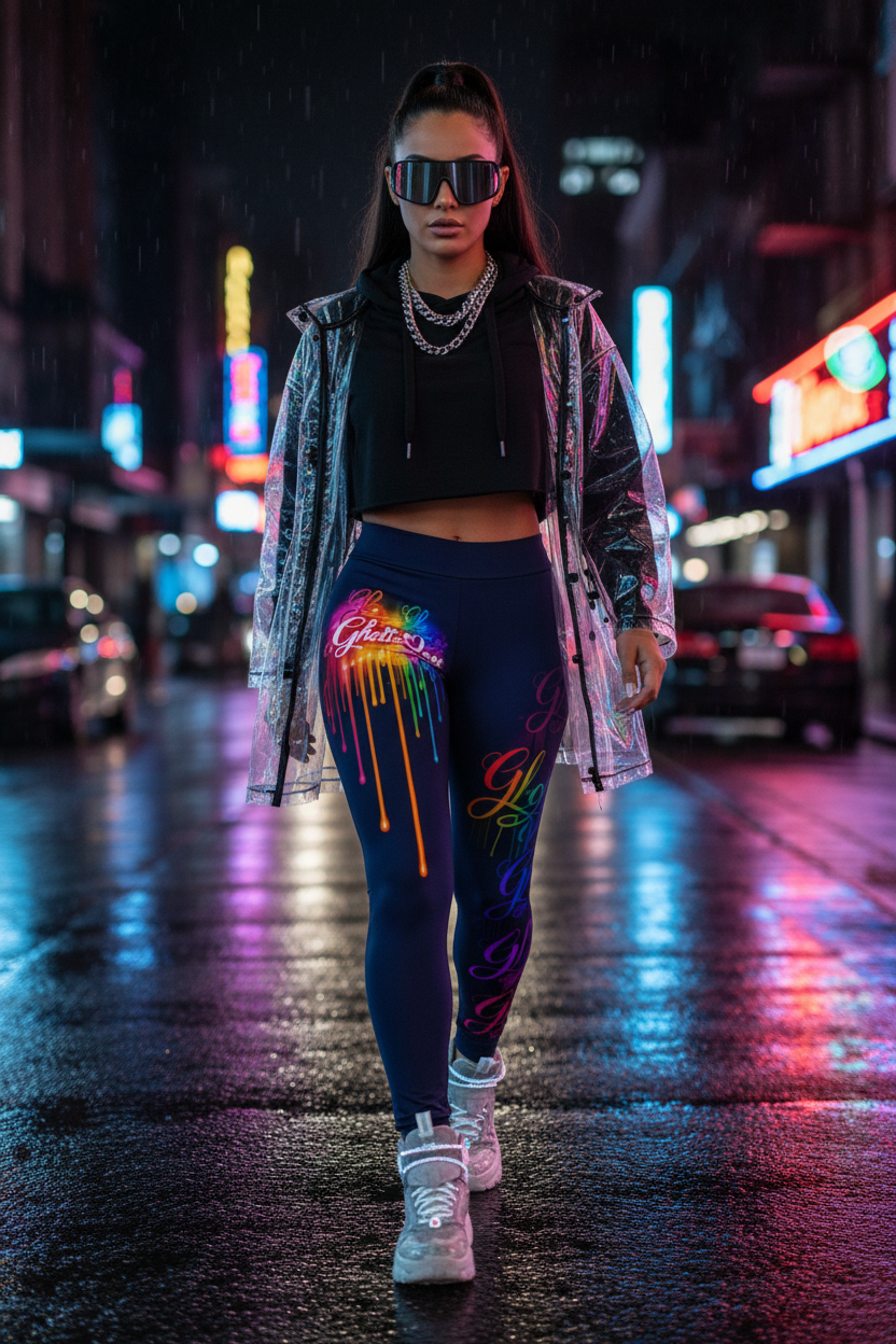 Ghetto Love Logo leggings